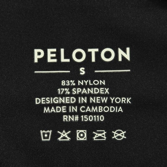 Peloton Pants Womens Small Black High Rise Capri Crop Leggings Activewear NWOT - Picture 13 of 14